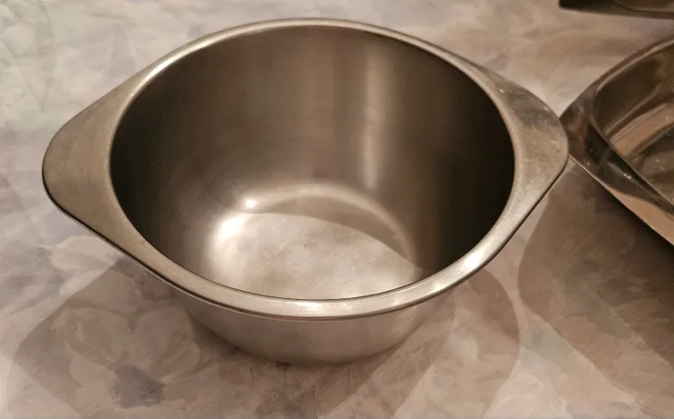 Vintage Mid-century Stainless Steel Pieces image indicator(5)