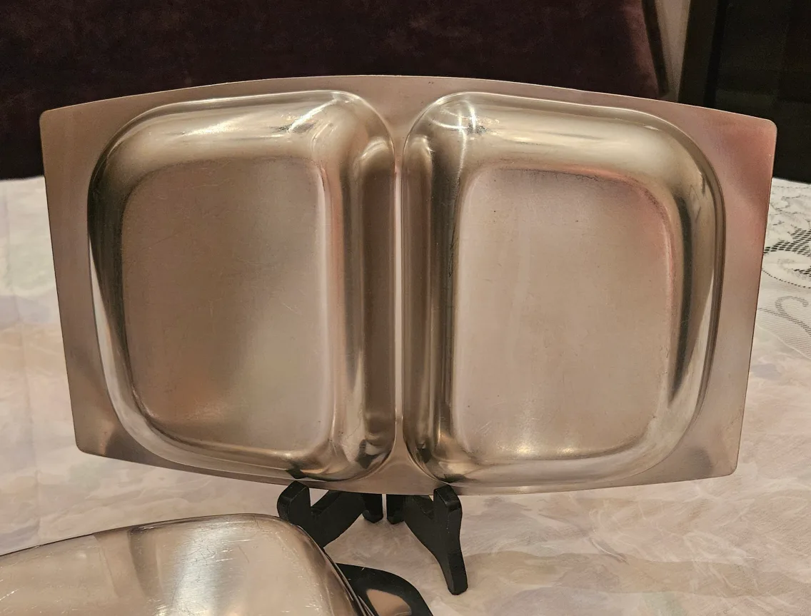 Vintage Mid-century Stainless Steel Pieces image indicator(10)