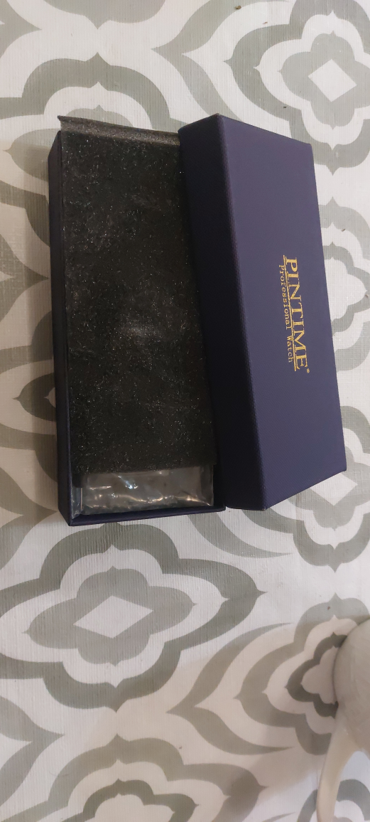 PIN TIME Men's Black Watch with Ring - photo 3