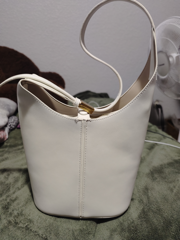 Antikraft Cream-coloured bucket bag - photo 2