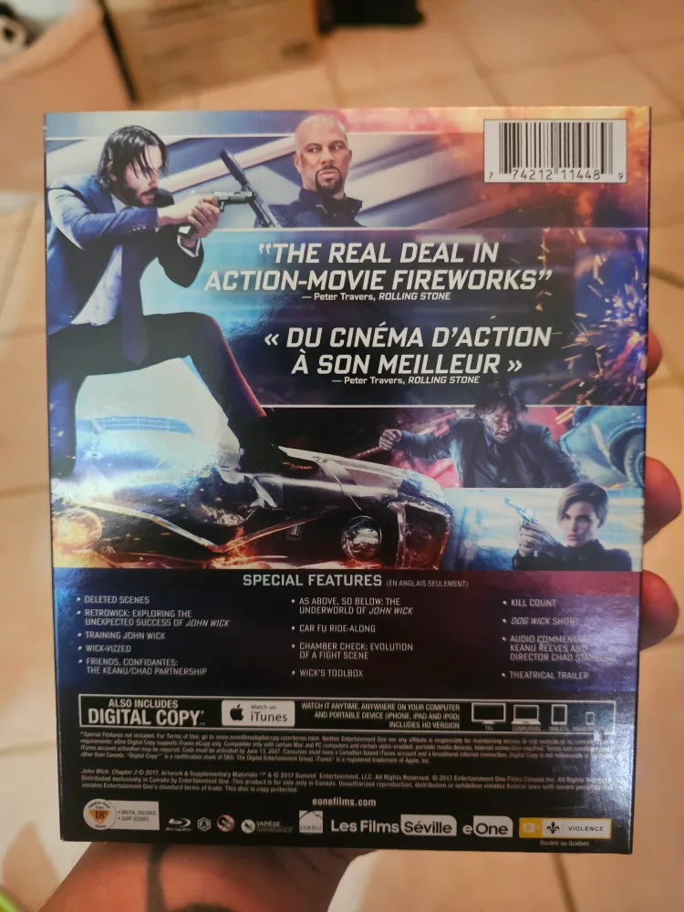 John Wick: Chapter 2 Blu-ray + Digital Copy image indicator(2)