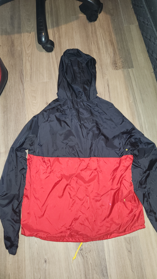 Thrasher Skateboard Magazine Red and Black Windbreaker - photo 2