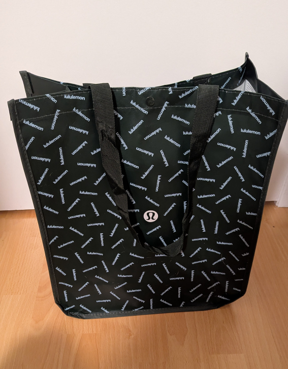 New Lululemon Dark Green Tote Bag
