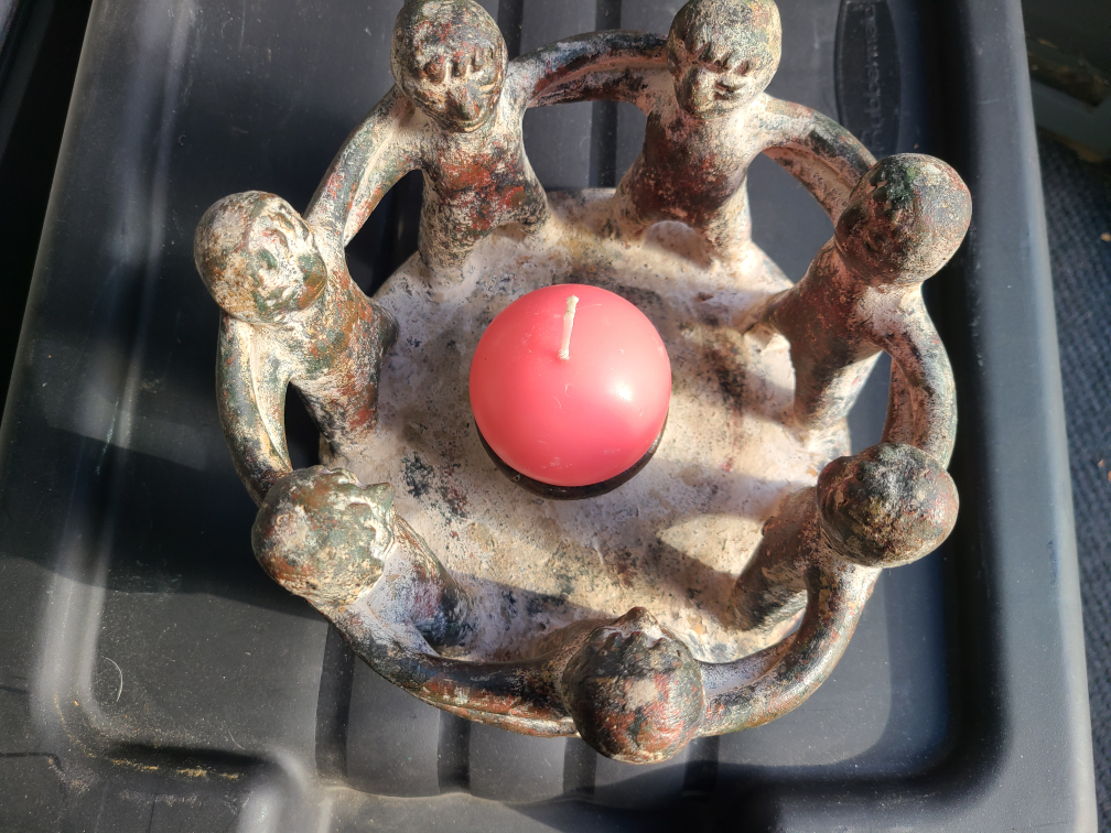 Unique Candle Holder - Circle of Friends