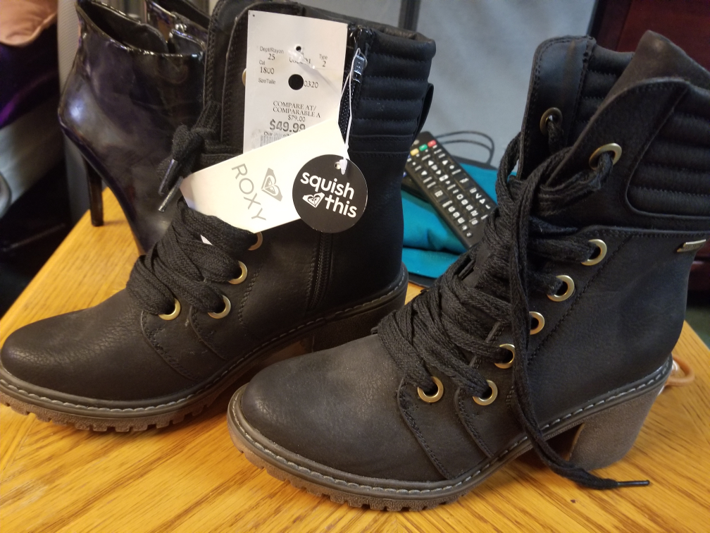 Boots black inspiration timberland size 7 new