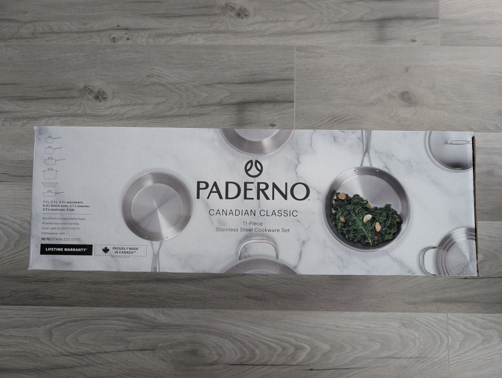 Paderno 11pc Stainless Steel Cookware Set - BNIB