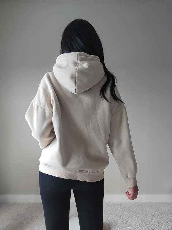3PM Beige Play Heart Hoodie - photo 2