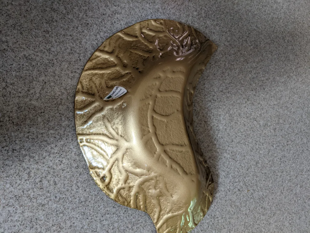 🏈 Gold Bird Shaped Decorative Dish image indicator(2)