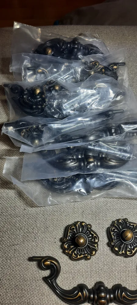 Brand New x10 Antique-Style Cabinet Hardware Set image indicator(3)