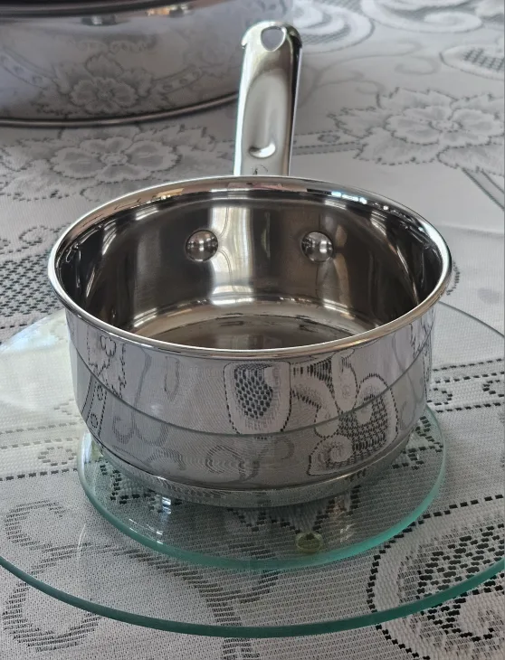 Vintage Stainless Steel 1Qt Saucepot image indicator(4)