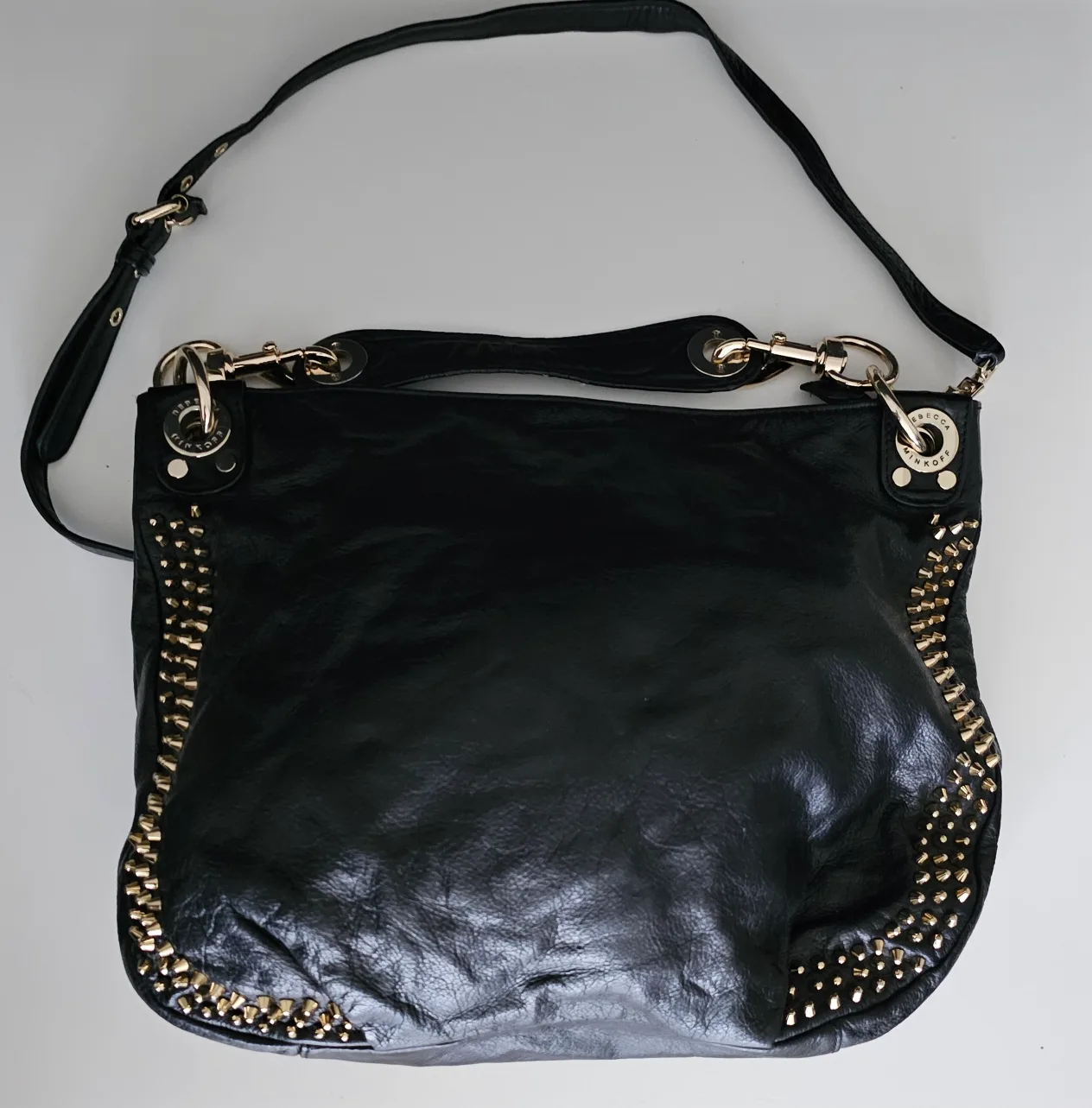 Rebecca Minkoff Black Leather Shoulder Bag image indicator(3)
