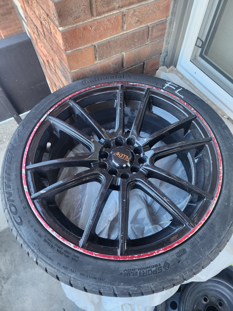 18" Wheels and Tires - Set of Four
