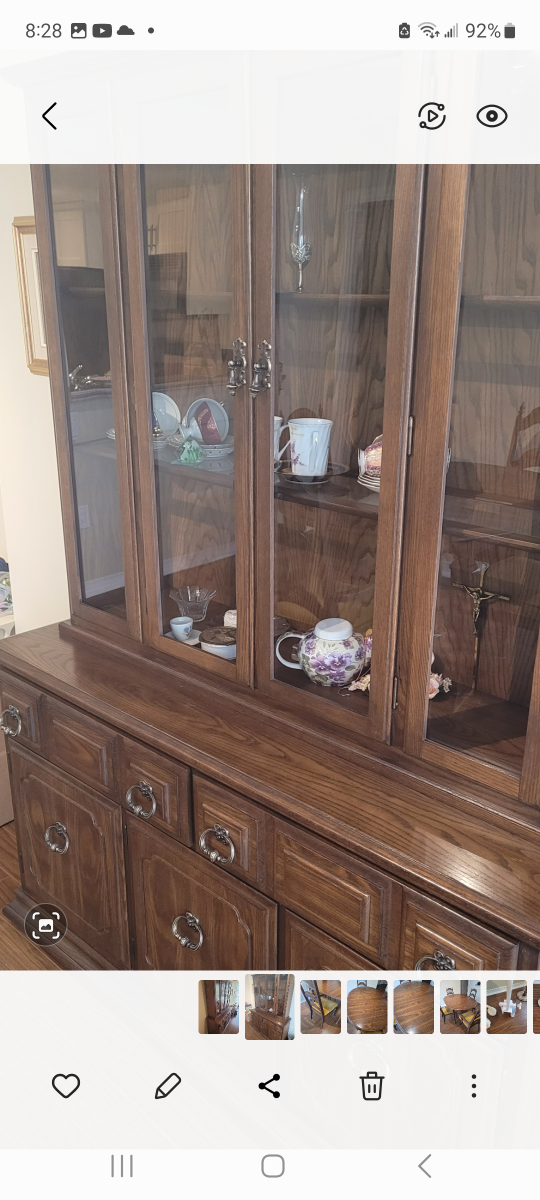 Oak Dining suite