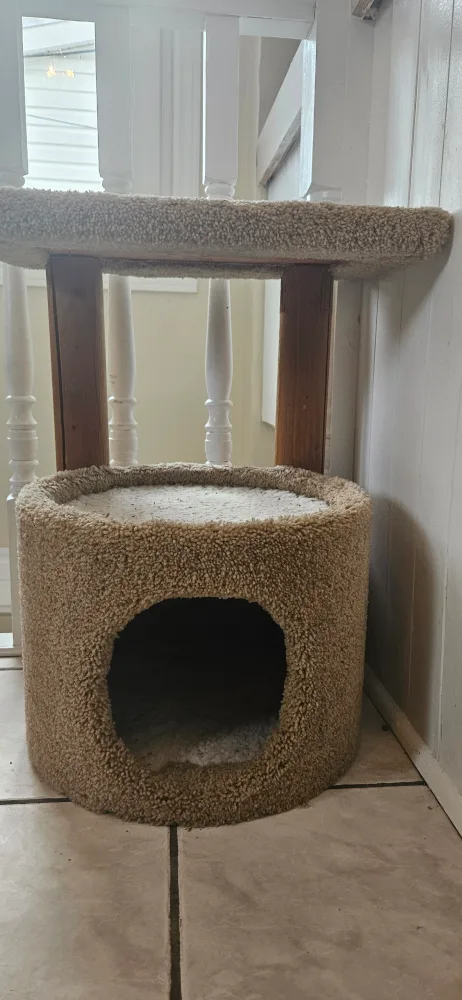 Cat tree with condo and shelf image indicator(2)