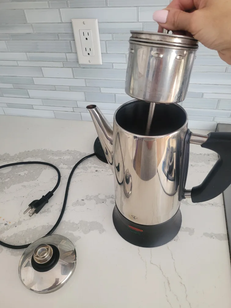 Vintage percolator coffee maker image indicator(3)