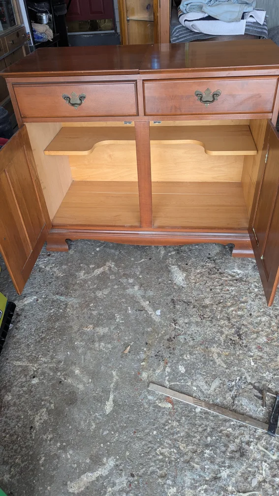 Vintage Maple Buffet Server by Vilas image indicator(2)