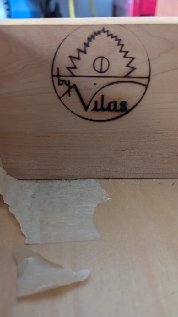 Vintage Maple Buffet Server by Vilas image indicator(5)