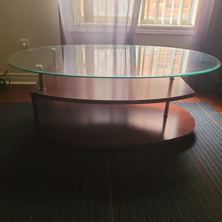 Glass Top Coffee table  only image indicator(3)
