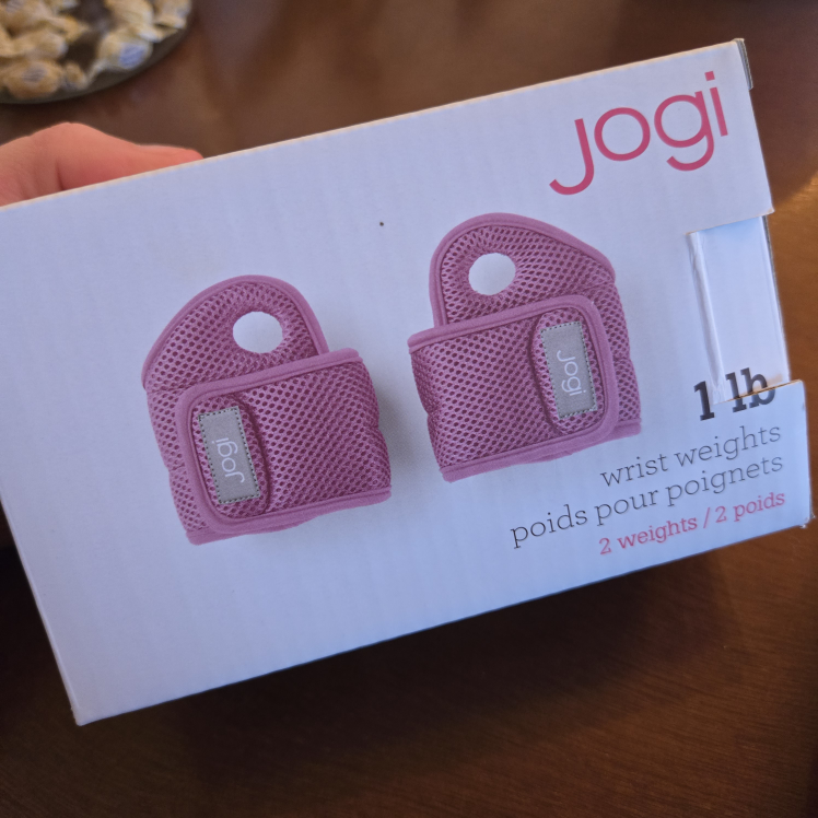 Jogi 1lb Wrist Weights - Pink