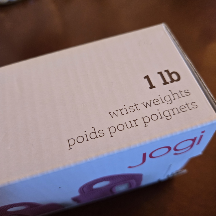 Jogi 1lb Wrist Weights - Pink - photo 2