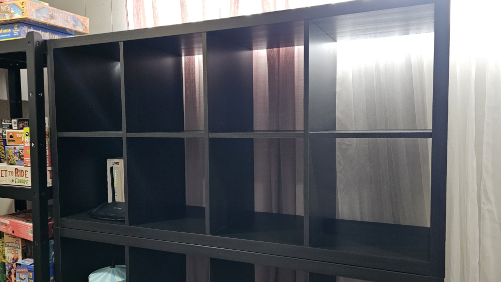 2 Separate IKEA Kallax Cube Shelving Unit - Black-Brown - photo 2
