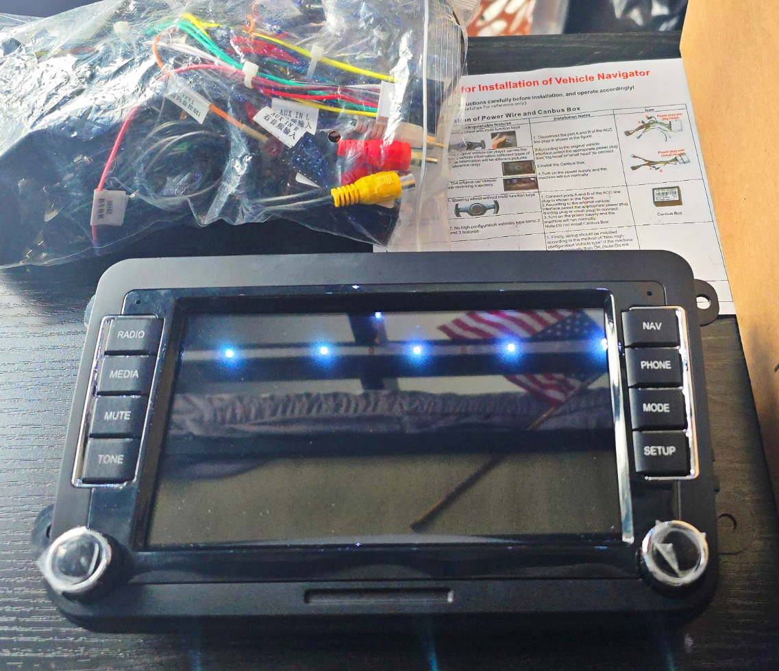 Android 13 for VW - GPS, Bluetooth, Mirror Link + Camera
