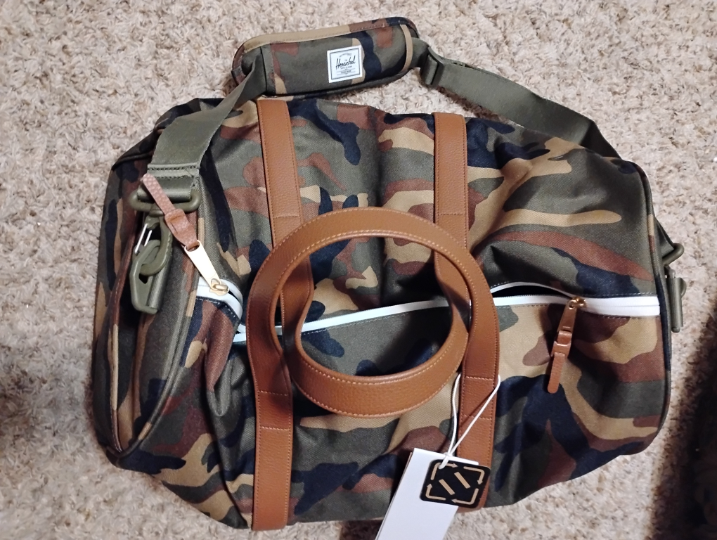 Herschel Supply Co. Camo Duffle Bag
