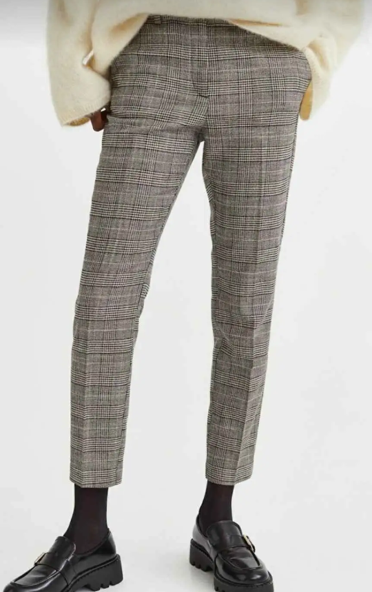 H&M Plaid Dress Pants