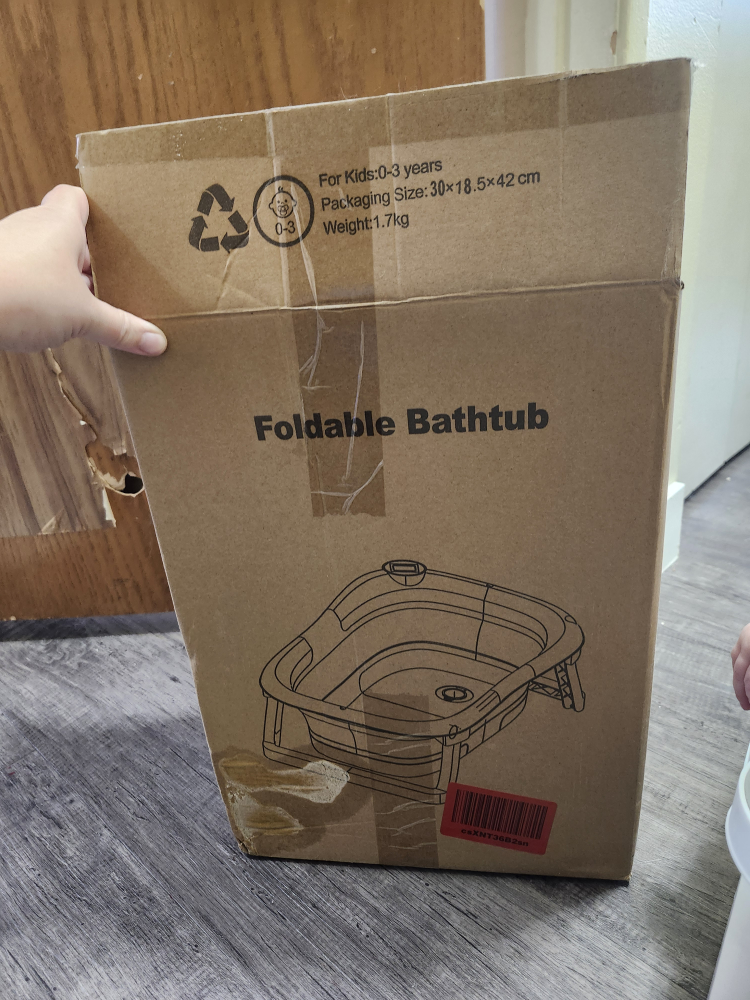 Foldable Baby Bathtub with Newborn Support