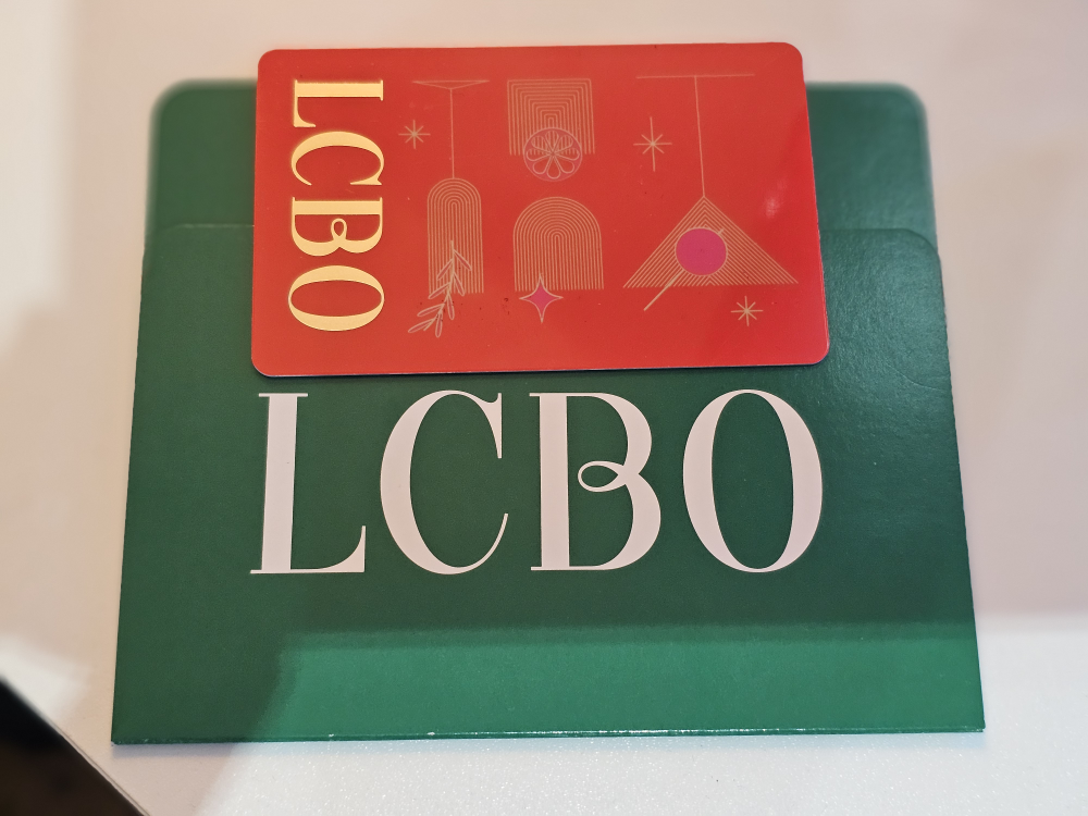 LCBO Gift Card in Festive Holder