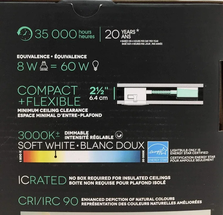 Luxway 4" LED Recessed Fixture - Matte White image indicator(3)