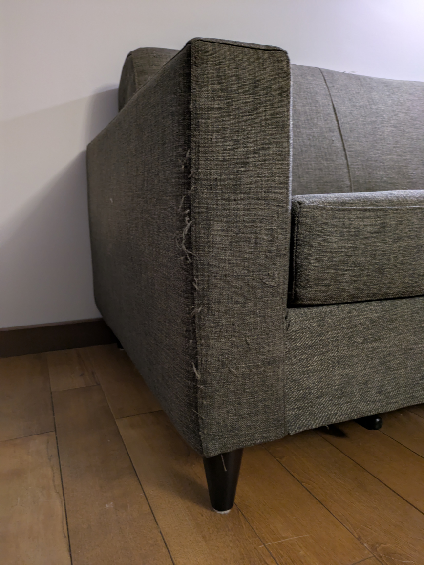 Grey Two-seater Sofa - photo 4