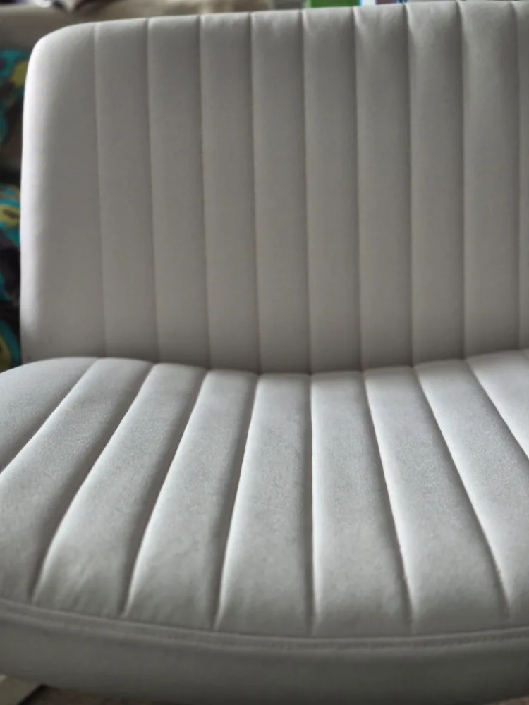 White Swivel Office Chair image indicator(2)