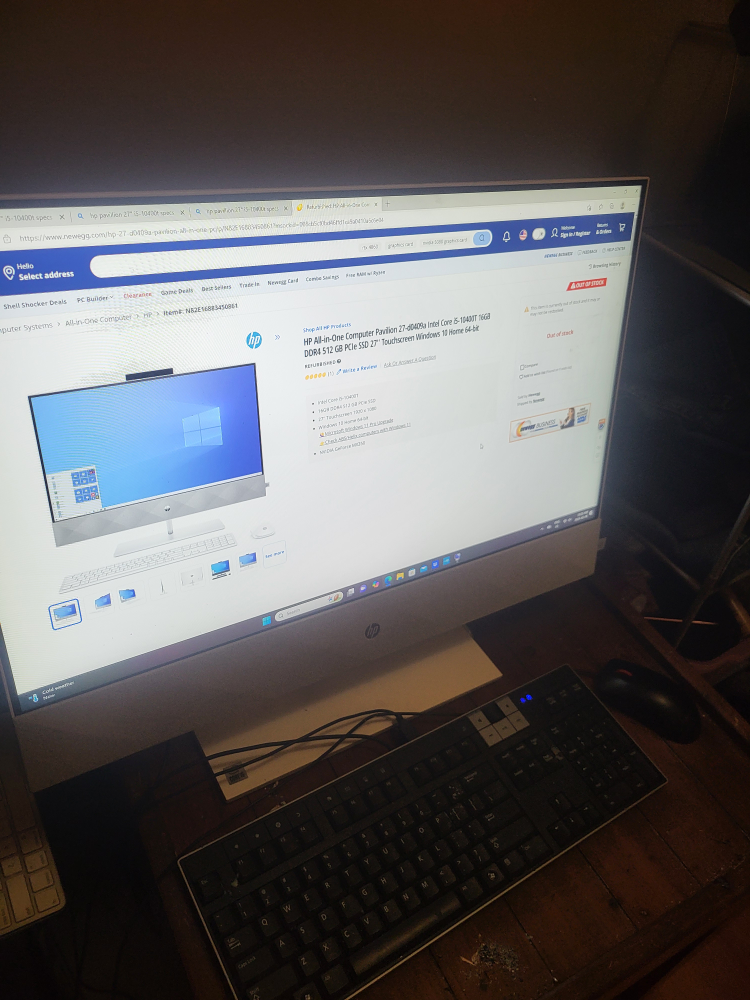 HP Pavilion All-in-One 27-dxxx Desktop Computer