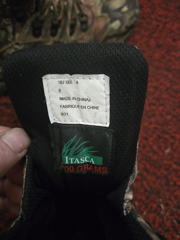 Men's Itasca 3M Thinsulate Hunting Boots - Size 8 - photo 3