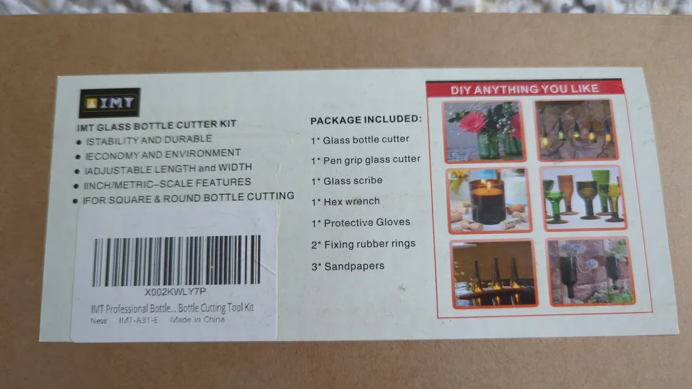 IMT Glass Bottle Cutter Kit - DIY Glass Cutting Tool image indicator(2)