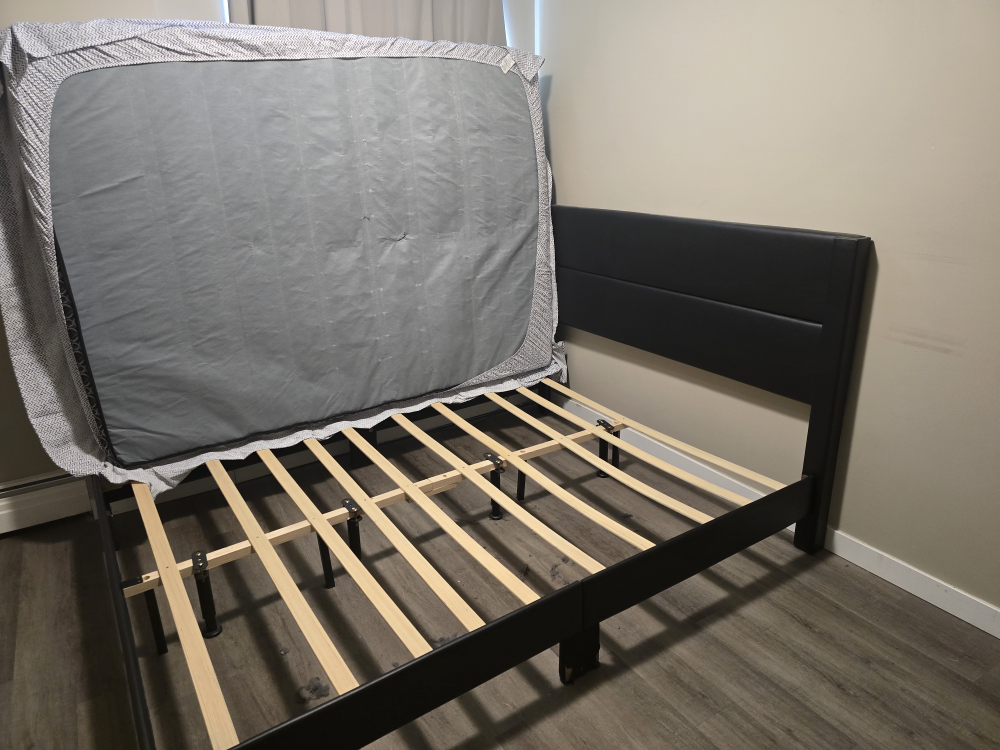 Queen Bed Frame & Mattress - Everything Goes