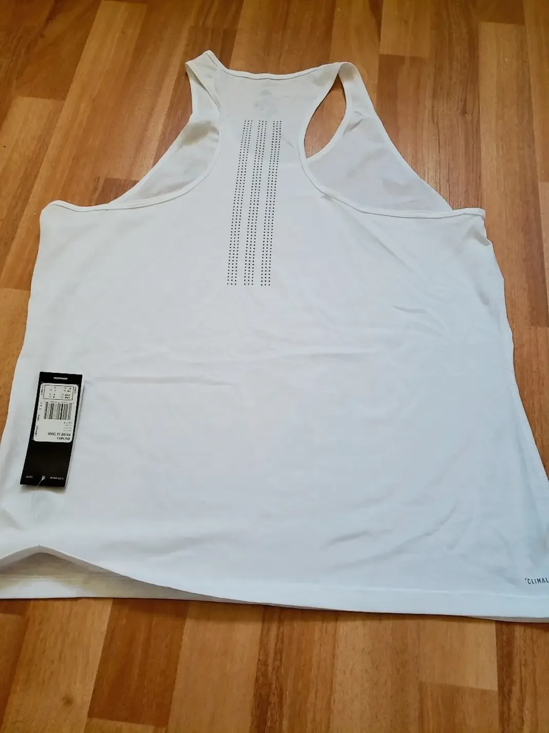 🏈 Adidas Women's White Racerback Tank Top - Size XL image indicator(2)