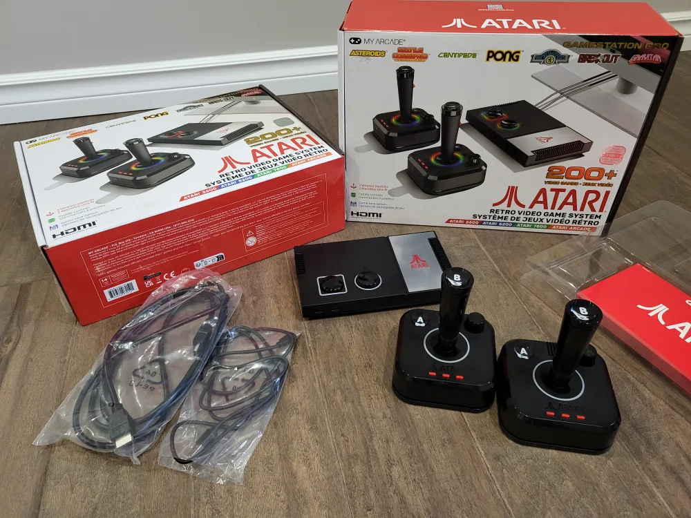 Atari 200+ Retro Video Game System with 2 Wireless Joysticks image indicator(3)