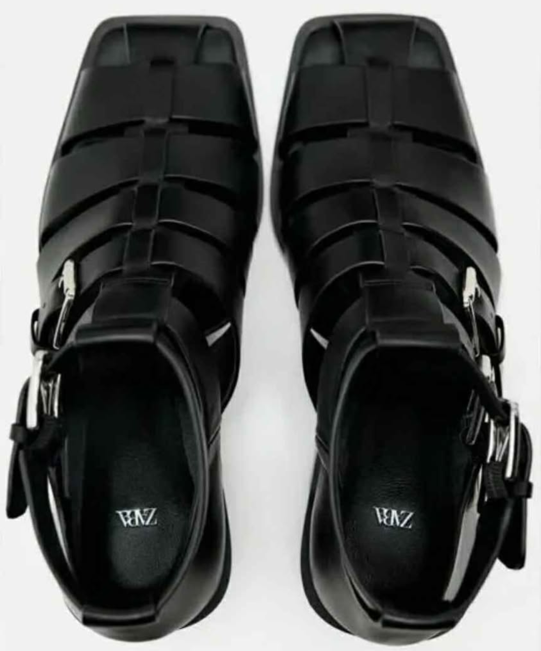 Zara Leather Gladiator Sandals - photo 2