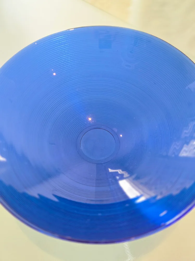 Stunning Cobalt Blue Glass Bowl image indicator(5)