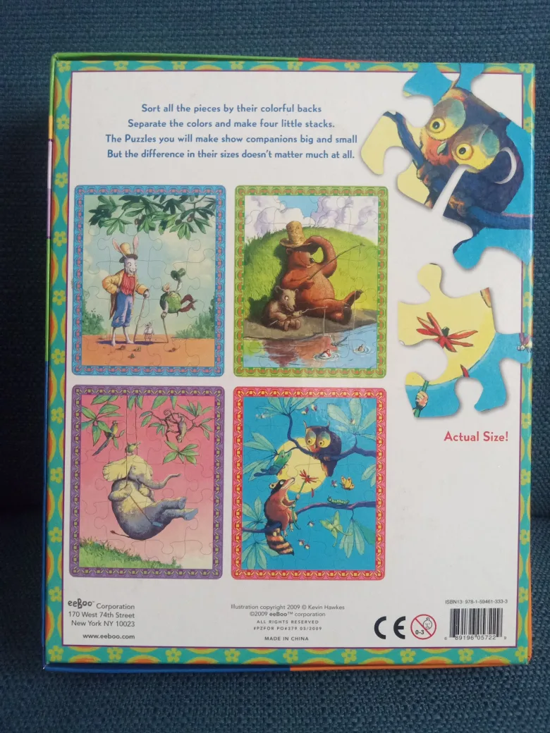 Eeboo 25-Piece Picture Puzzles for Ages 5+ 🏈 image indicator(3)