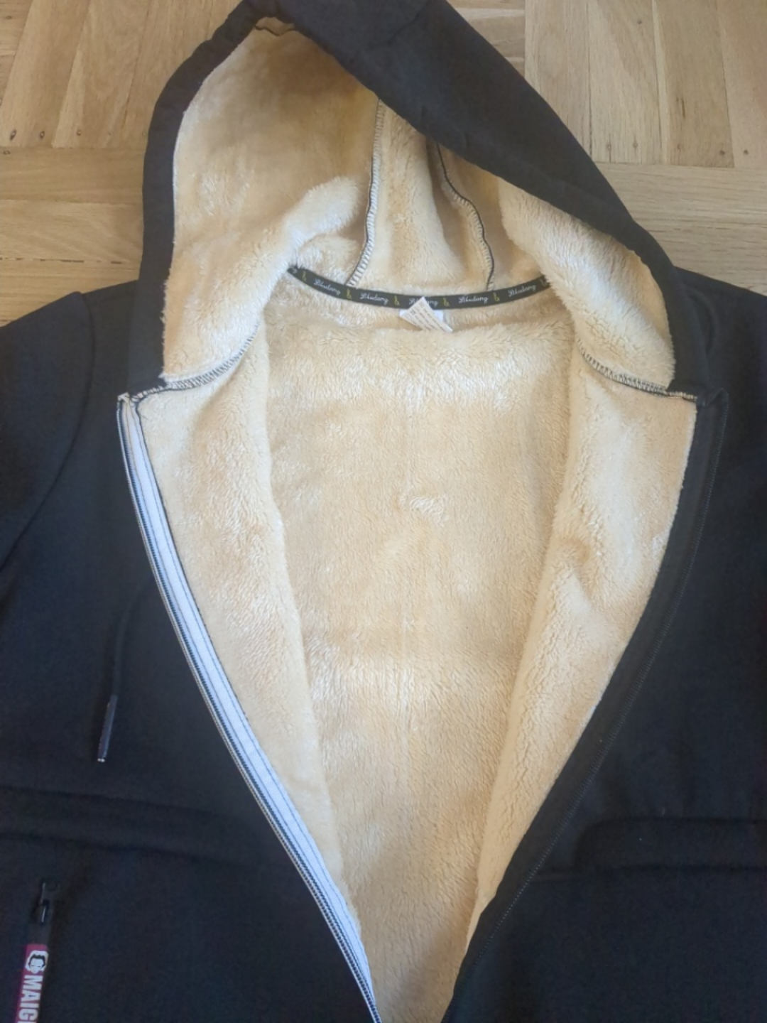 Black Fleece Lined Hoodie - photo 3