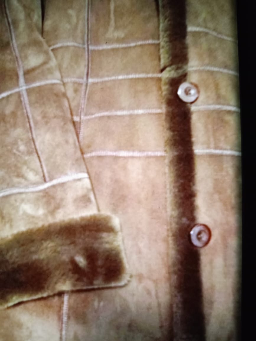 Women's Brown Faux Suede Jacket with Faux Fur Trim - photo 2