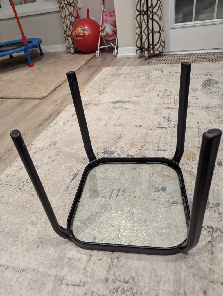 Glass-Top Side Table - photo 4