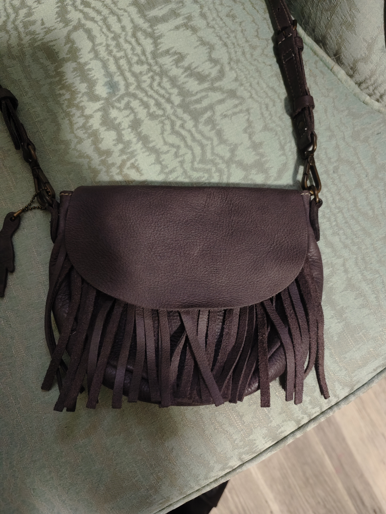 ROOTS Sedona Leather Crossbody Bag with Fringe - photo 4