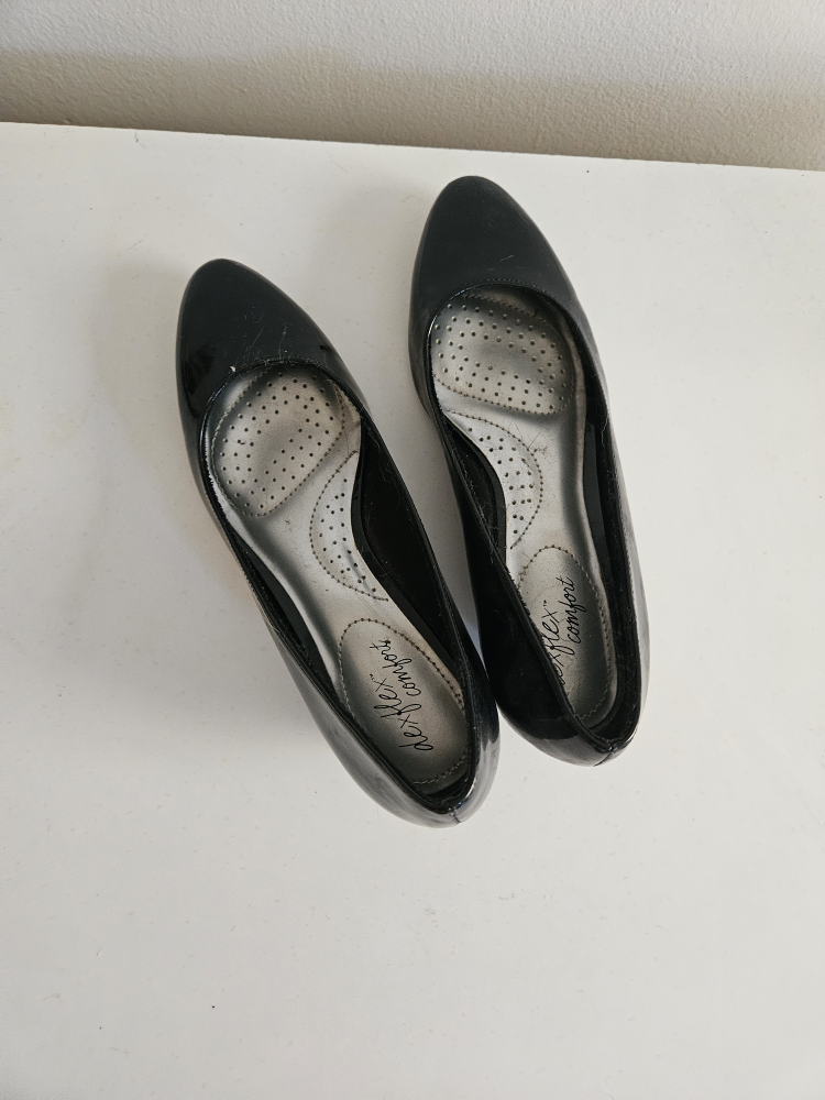 Women's Black Wedge Heels - photo 3