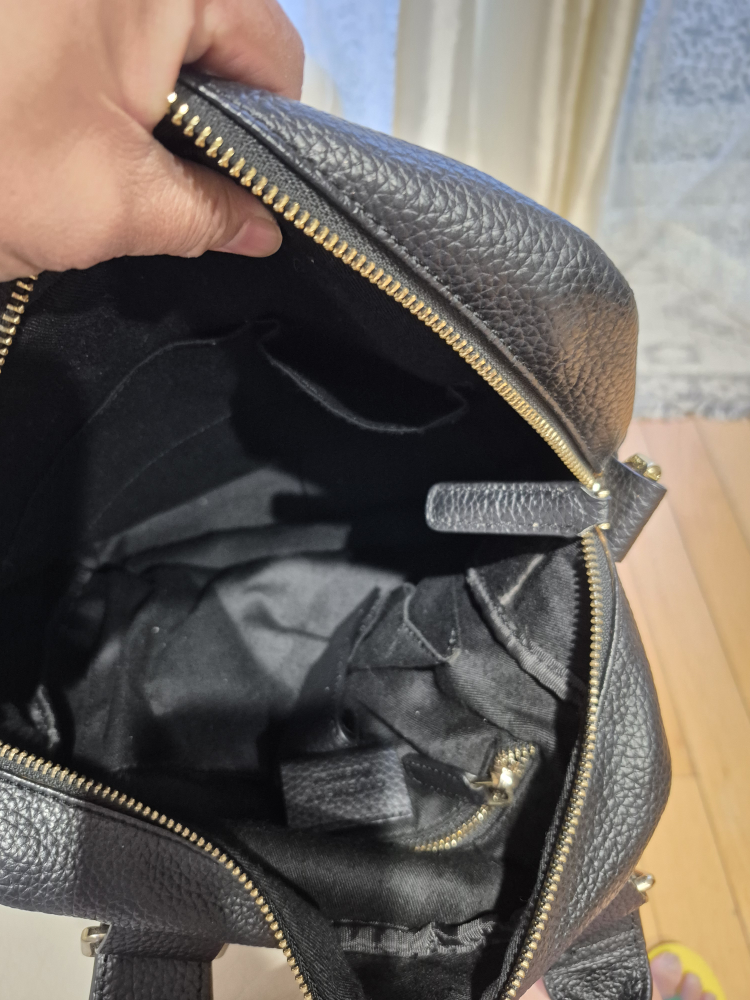 Leather Tote Bag with strap - photo 2
