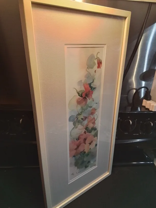 Framed Watercolor Painting of Flowers by Josanne van Hees image indicator(7)