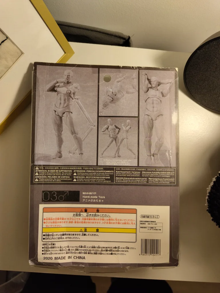 NEW‼️Grey male Posable figure model kit 🧡✨ image indicator(3)